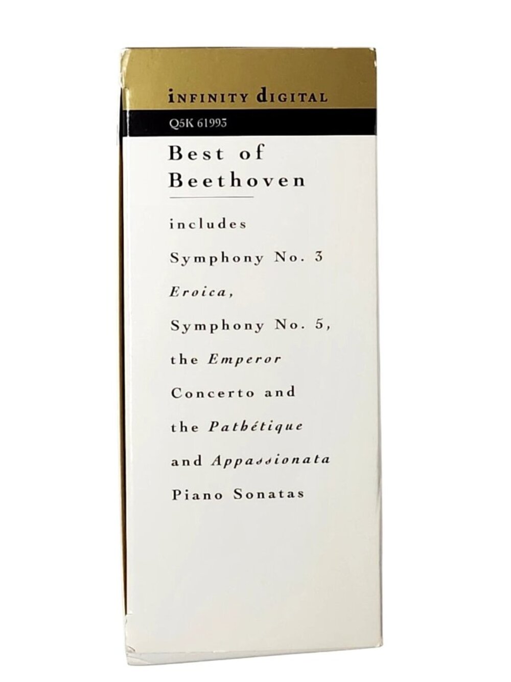 Infinity Digital Best Of Beethoven CD Box Set Sealed 5-Disc Collection New - Picture 4 of 4